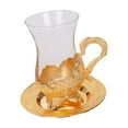 thumbnail image 2 of Taza de café de para té , elegante decoración de 101-200 ml, vaso de café y platillo para leche, , cafetería, cocina familiar, 2 of 8