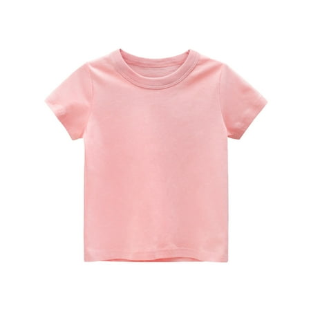 

Pimfylm Boys Tops Tees Summer Boys Short Sleeve Printed Quick-Dry Casual T shirt Pink 1 Year