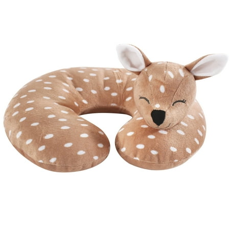 Hudson Baby Boy and Girl Travel Neck Support Pillow, Fawn