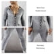 thumbnail image 5 of Mono para Hombre Ticfox con Botones y Capucha a Cuadros Gris Claro XXL, 5 of 6