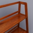 thumbnail image 4 of Metro 100% Solid Wood 34" Wide 3-Shlef Bookcase - Antique Mahogany, 4 of 11