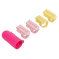 thumbnail image 4 of 5 Pcs Knitting Thimble Lightweight Durable Practical DIY Fun Sweater Wool Sewing Accessories, 4 of 8