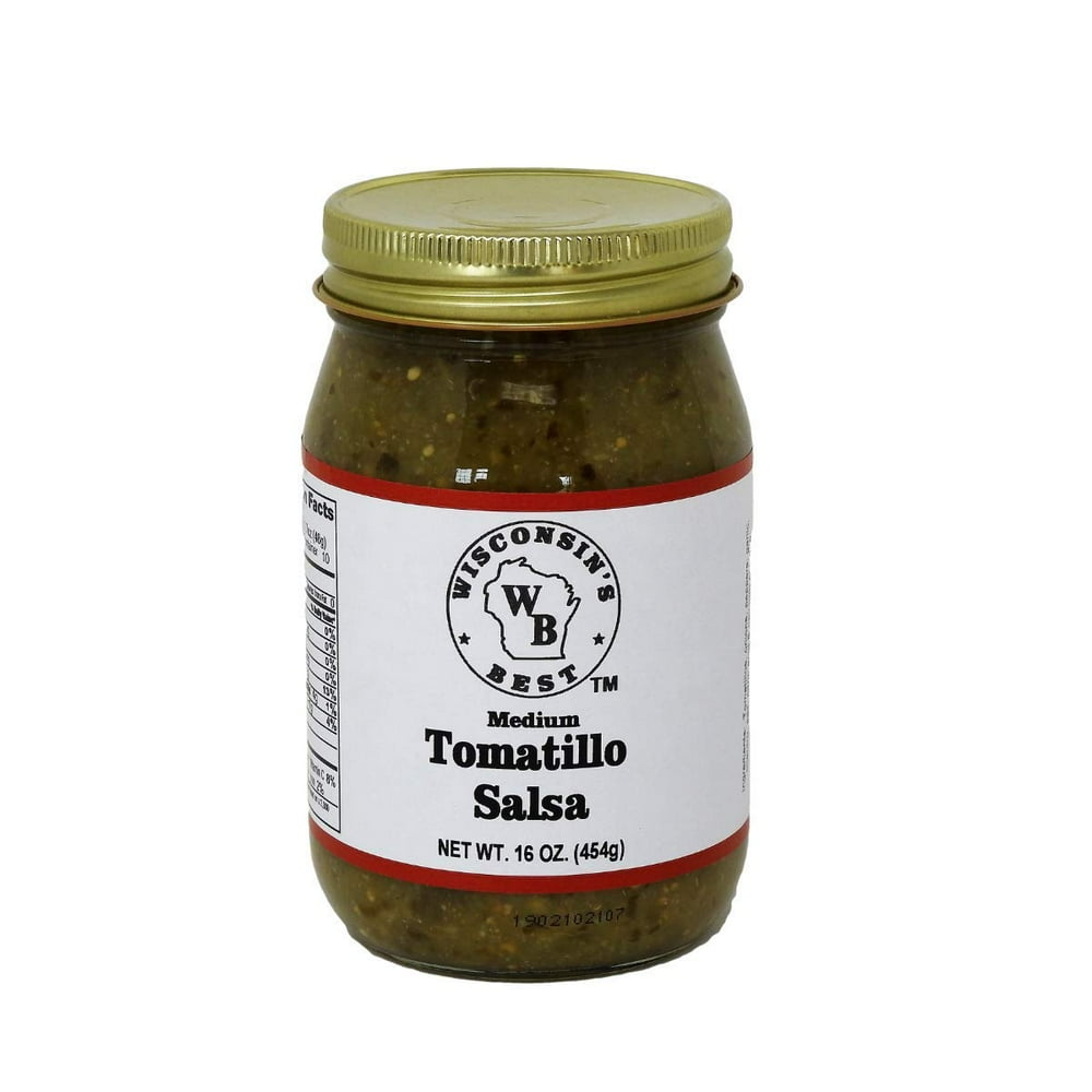 Tomatillo Salsa (Medium) 32oz. (216oz. Jars). Traditional tomatillo