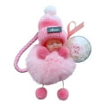 thumbnail image 2 of Adorable Poupée en Peluche Simulée à Plis, Rose de la Saint-Valentin, 2 of 3