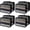 Black, variant on 8 count XL Packing Cube for Travel Luggage Organizer Suitcase High Capacity Large Packing Bag Bulk  Mesh Travel Cube for Hiking Camping Accessory, 17.7 x 13 x 4.7 Inch (Multicolor)
