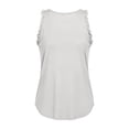 thumbnail image 7 of Workout Tank Tops Woman Summer Sleeveless Ruffle Racerback Crewneck Casual Loose Running Gym Athletic Tee Shirts, 7 of 7