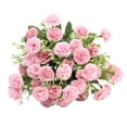 thumbnail image 2 of Taicans Artificial Hydrangea Carnation Centerpiece Small Lilac Faux Flowers for Wedding Decor Home Decoration Party Table Mantel Display High-End Lifelike Realistic Silk Flowers Beauty Gift,12.2in, 2 of 4