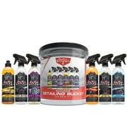 Jay Leno's Garage Leather Complete Care 8 Piece Bucket - Quickly & easily deliver a deep, lustrous shine