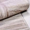 thumbnail image 4 of Beige Modern Micropolyester Area Rugs for Living Room Jacquard Textured Modern Rugs Soft Geometric Rug for Bedroom Washable Rug Non-Slip Bohemian Carpet Perfect for Dining Room Office Beige, 4 of 5