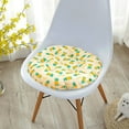 thumbnail image 6 of Chair Cushion, 2025 New Bohemian Soft Round Chair Pad, Garden Patio Home Kitchen Office Seat Cushion Leaf Diameter 16inch ,Yellow, 6 of 6