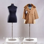 Black Female Large Plus Size 18-20 Mannequin Dress Body Form #F18/20BK BS-04