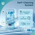 thumbnail image 4 of EUHOMY 66lbs Nugget Ice Maker, Under Counter Ice Machine with Auto Clean, Timer, Drainage, Black, 4 of 9