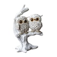 thumbnail image 4 of Baoblaze Owl Figurine Creative Cute Ornament Animal Sculpture for Desk Bedroom Office 12.5x9.3x18.5cm, 4 of 8