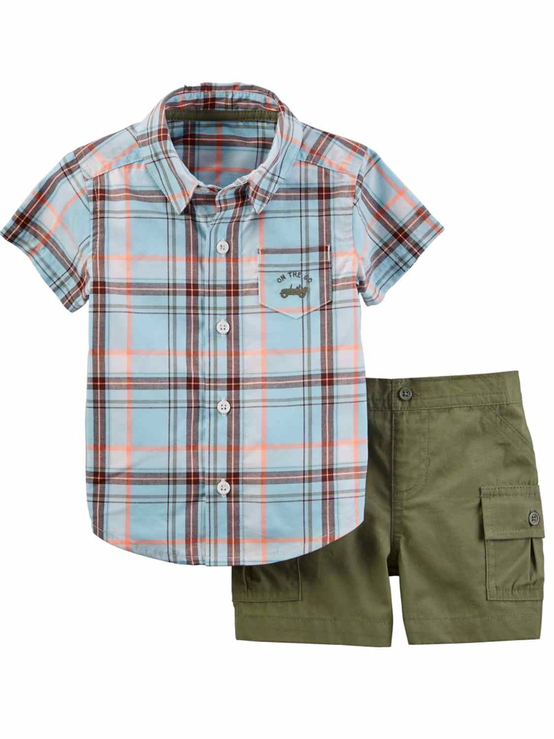 boys olive shirt