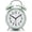 Avocado Green, variant on 4 inches Twin Bell Loud Alarm Clock for Heavy Sleepers (Chrome Finish)