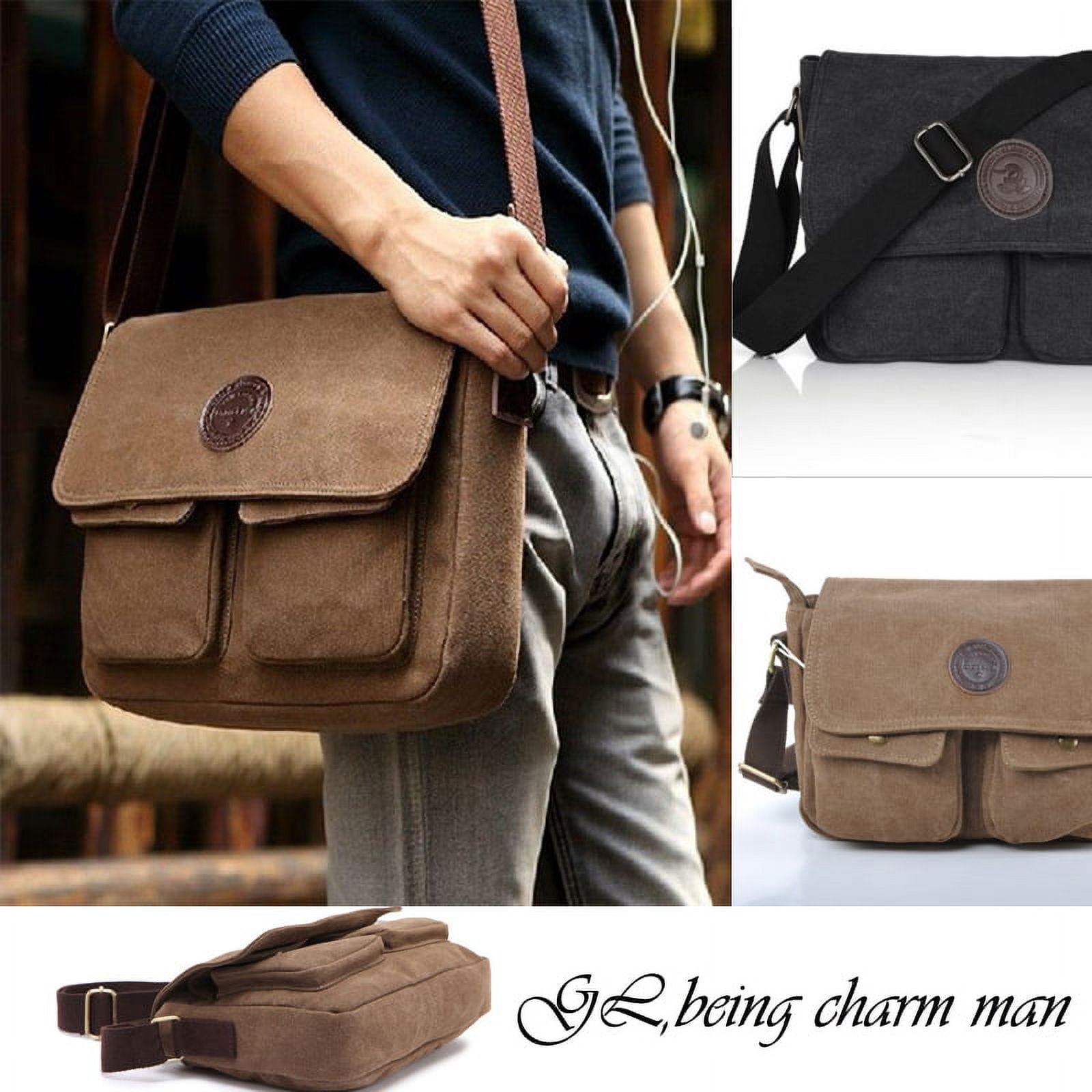 Hulsh Vintage Leather Laptop Bag for Men Full Grain Large Leather Messenger Bag for Men 18 Inches with Rustic Look Best Leather Briefcase