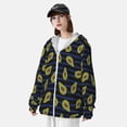 thumbnail image 4 of Picia Avocado Women's Men's UPF 50+ Sun Protection Hoodie Shirt Long Sleeve SPF Fishing Outdoor UV Hiking Lightweight Shirts-3X-Large, 4 of 9