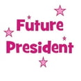 thumbnail image 2 of CafePress - Future President Pink Infant Bodysuit - Baby Light Bodysuit, Size Newborn - 24 Months, 2 of 4