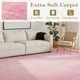 thumbnail image 2 of SIXHOME 2'x6' Runner Rugs for Hallway Washable Boho Soft Neutral Abstract Gradient Rug Runner for Entryway Kitchen Laundry Room Bedroom Non Slip Rubber Backing Pink, 2 of 7