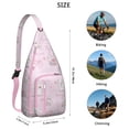 thumbnail image 4 of Pet Lover's Vintage Cat Sling Bag - Floral Cat Design Shoulder Backpack (Organized Multi-Pocket, Stylish & Functional), 4 of 4