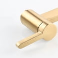 thumbnail image 4 of Wall Mounted Cold Water Faucet Kitchen Sink Faucets Brass Folded Single Hole Wall Mount Kitchen Faucets-Gold, 4 of 7