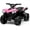 Pink, variant on Kids ATV 4 Wheeler, 6V Ride On Toy w/ 1.8 Mph Max Speed, Wear-Resistant Wheels, Led Lights, Foot Pedal and Music, Electric Vehicle Quad Car for Kids Toddlers (Pink Black)