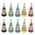 thumbnail image 3 of Prise Banana, 2mm 10A Maximum Laiton Stable PA Shell Coffre-Fort Panneau Fixation Post pour l'Électronique, 3 of 8