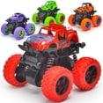 thumbnail image 7 of Twfbrm Truck Toys - Friction Powered Push and Go Toy Cars,Car Toy Set Stunt Toy Vehicles,Christmas Birthday Gifts Party Supplies for 2 3 4+ Year Old Boys and Girls, 7 of 7