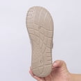 thumbnail image 6 of Beige Breathable Mesh Slip On Shoes For Women Comfortable Casual Walking Shoes Lightweight, 6 of 9