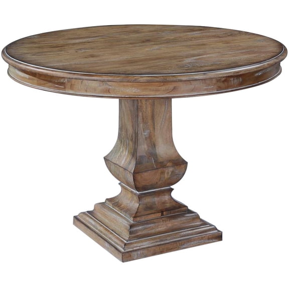 Exquisite Beachwood Tuscan Pastry Table, 42 Round