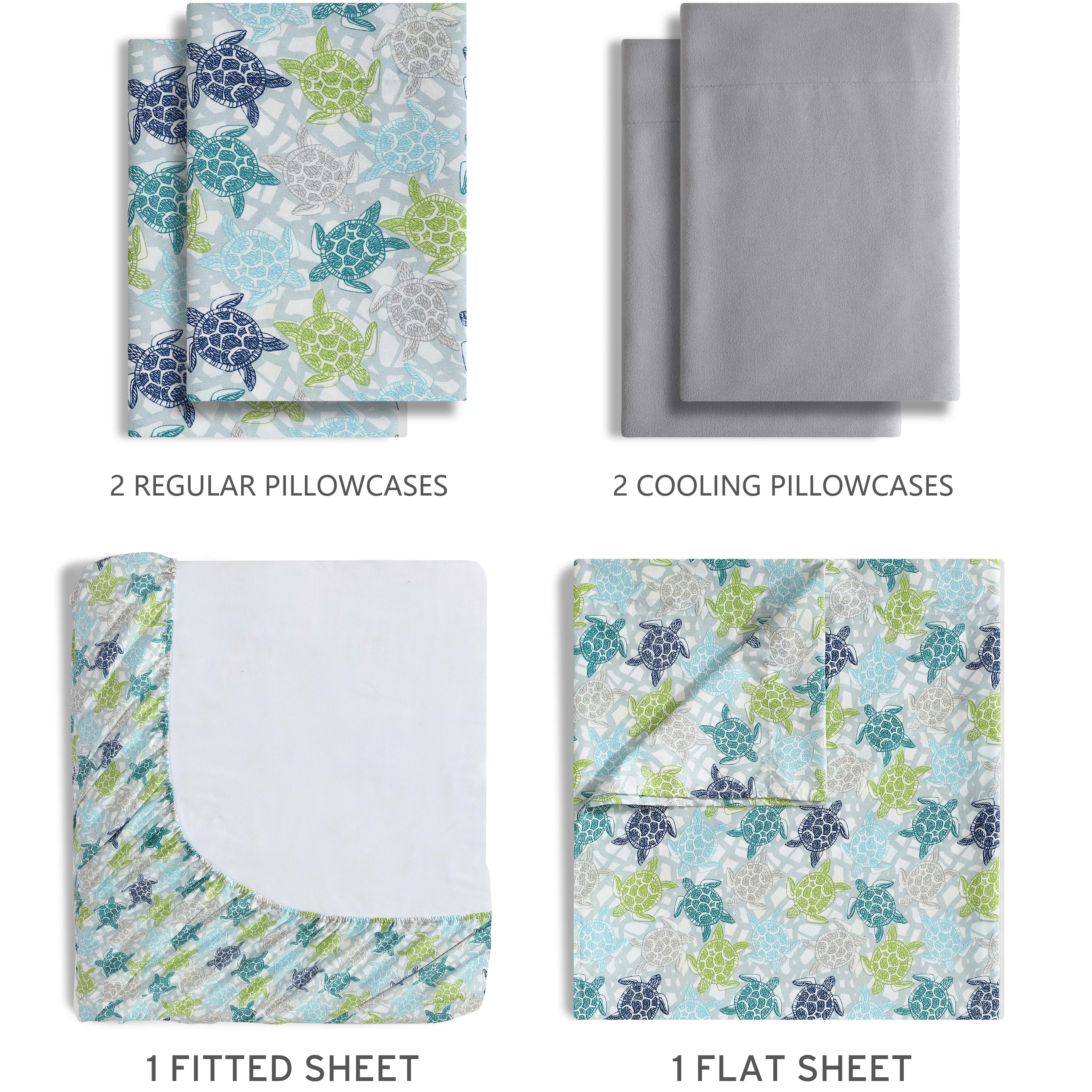 Caribbean Joe, Cooling 6PC Sheet Set, Queen, Fanta Sea