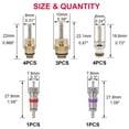 TWTADE 102PCS Car Air Conditioner Valve Core Accessories with Remover