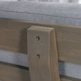 thumbnail image 5 of GDF Studio Emmory Indoor Acacia Wood Right Sided Sofa with Cushions, Gray, 5 of 9