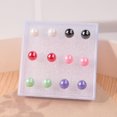 thumbnail image 3 of Pearl Earrings Women'S Earring Set【6 pairs per set】, 3 of 9
