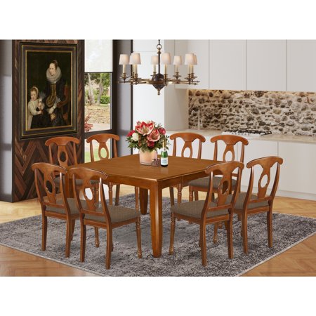 HomeStock Medieval Majesty Room Set-Table With Leaf And Dinette Chairs