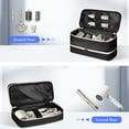 thumbnail image 4 of Travel Carrying Case, Double-Layer Travel Case for Shark Flexstyle/Dyson Airwrap, Portable Waterproof Hair Accessories Tools Storage Bag for Hairdryer Styler Organizer, 4 of 7