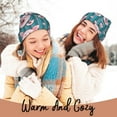 thumbnail image 4 of Yiaed Funny Pig Faces Print Winter Beanie for Men Women, Fleece Lined Beanie Soft Warm Knit Hat Ski Stocking Cuffed Ca, 4 of 6