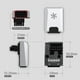thumbnail image 2 of Adaptador de corriente 450W para tarjeta gráfica RTX 4090 4080 4070 Ti 3090 (RVS) Blanco, 2 of 9