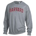 thumbnail image 2 of Men's ComfortWash Gray Harvard Crimson Garment Dyed Pullover Sweatshirt, 2 of 3