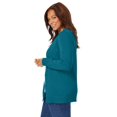 thumbnail image 4 of Woman Within Women's Plus Size Perfect Long Sleeve Cardigan, 4 of 6