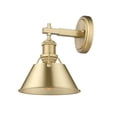 thumbnail image 3 of 3306-BA1 BCB-BCB Golden Lighting Orwell - 1 Light Bath Vanity-9.88 Inches Tall and 7.5 Inches Wide-Brushed Champagne Bronze Finish-Brushed Champagne, 3 of 3