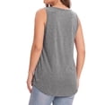thumbnail image 5 of MOSHU Summer Womens Tank Tops U Neck Casual Flowy Sleeveless Plus Size Shirts for Women, 5 of 10