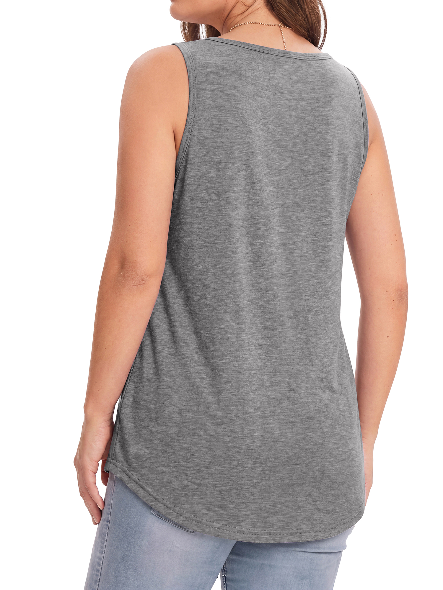 MOSHU Women's Summer Tank Top with Square Neckline photo 4