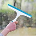 thumbnail image 6 of Standard shower squeegee for glass doors, window cleaning squeegee, car squeegee, multi-purpose window cleaning tool for windshields Mini home squeegee Long handle（Blue ）, 6 of 7