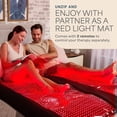 thumbnail image 6 of LifePro AllevaBody Red Light Therapy Blanket – 660nm & 850nm Infrared Light Therapy Mat for Full Body, Muscle Recovery & Relaxation, LED Therapy Wrap with Remote Controls – 62” x 24” - Black, 6 of 12