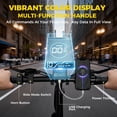 thumbnail image 6 of Skeri 20" Folding Electric Bicycle for Adults - 27MPH Max (Pedal-Assist), City Commuting, 48V Battery, 500W Peak, Aluminum Alloy Frame 49LBS, Adjustable Seat with LCD Display, 6 of 12