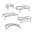 thumbnail image 2 of Support d'Alimentation pour Animaux, Bols d'Eau et de Nourriture, Table à Manger pour Animaux, Bols Surélevés Surélevés, Support pour Distributeur de Nourriture pour Chaton, Minou, Chats, Inclinaison 27x6x12,5 cm, 2 of 5