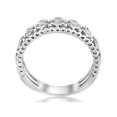 thumbnail image 3 of Vintage Diamond Ring Stackable White gold Wedding Ring Filigree Art Deco Antique, 3 of 3