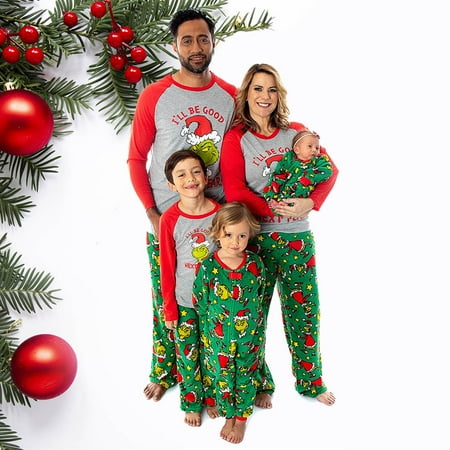 

Family Christmas Pajamas Matching Sets Xmas Matching Pjs for Adults Kids Holiday Home Xmas Family Sleepwear Set