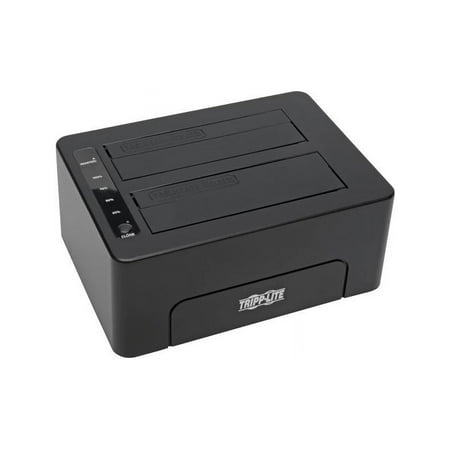 UPC: 0037332181299 | Tripp Lite USB 3.0 SuperSpeed to Dual SATA External Hard Drive Docking Station with Cloning for 2.5in/3.5in HDD (U339-002)